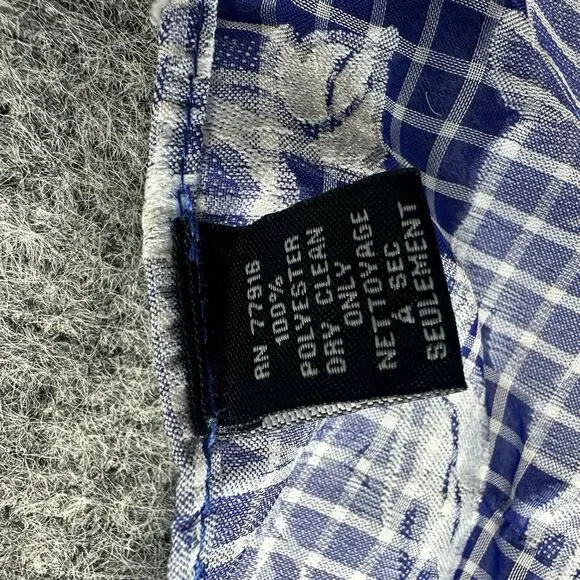 ANTHROPOLOGIE Kaftan Blouse Woman One Size Blue Floral Tie Front Flowy Sheer - Picture 6 of 13